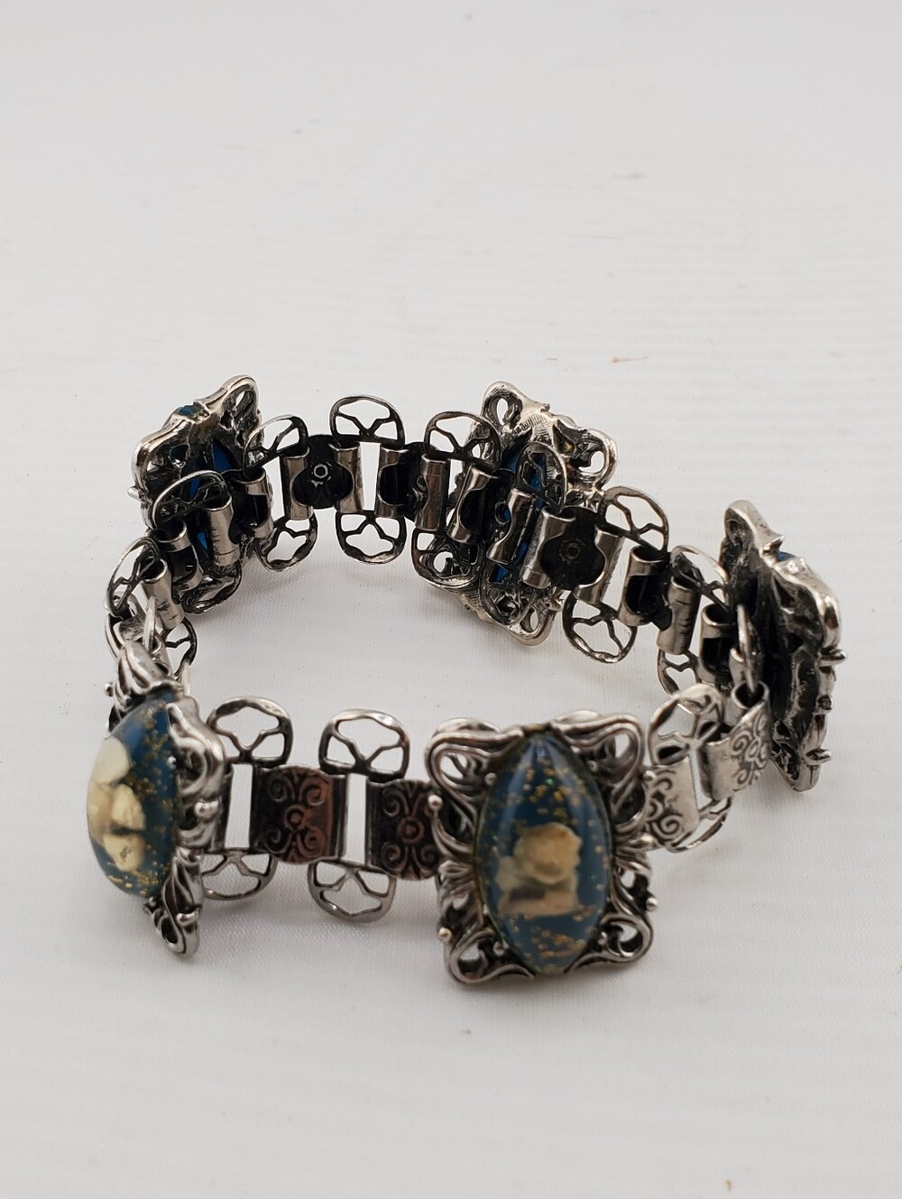 Vintage Lucite Confetti Bracelet